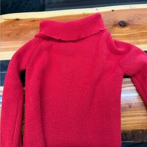 Red Turtleneck Sweater